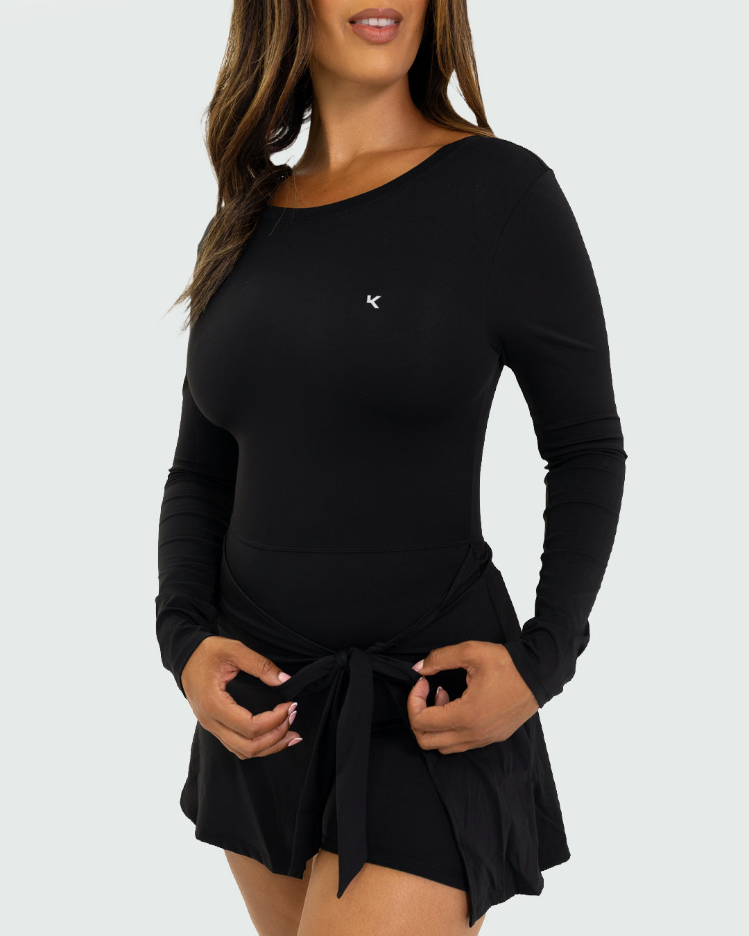 Kuuki Forme Dress, Black