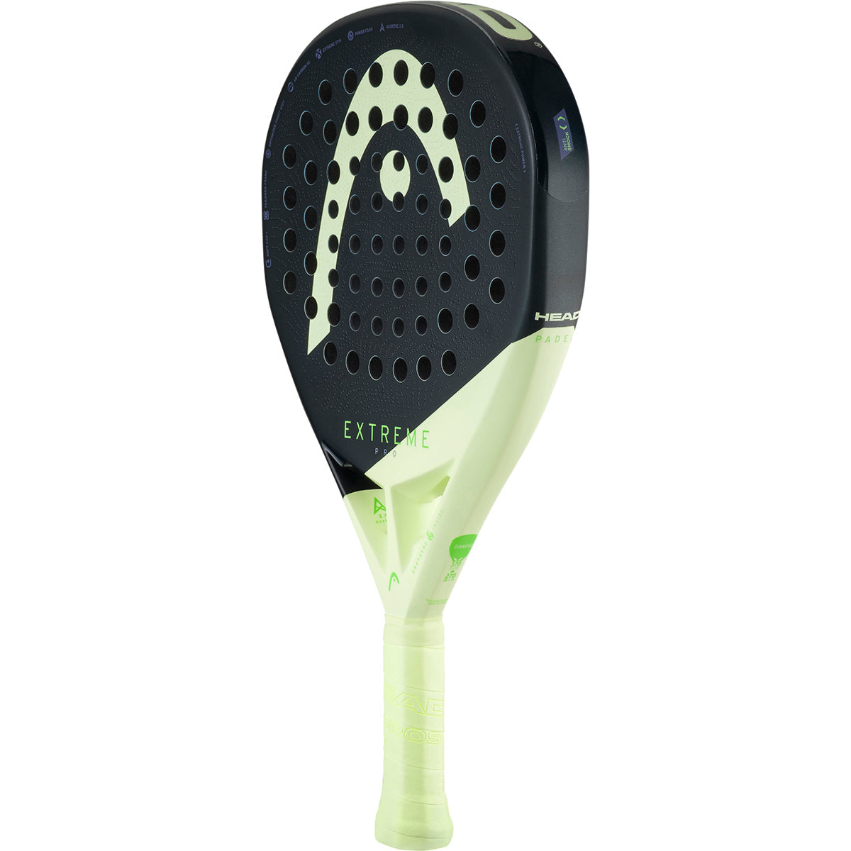 HEAD Extreme Pro 2026 Padel Racket, Black/Green