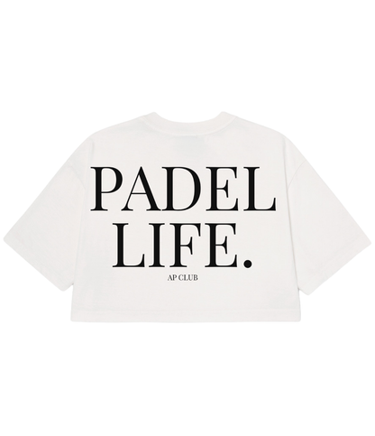 AP Club PADEL LIFE. Women's Cropped Tee