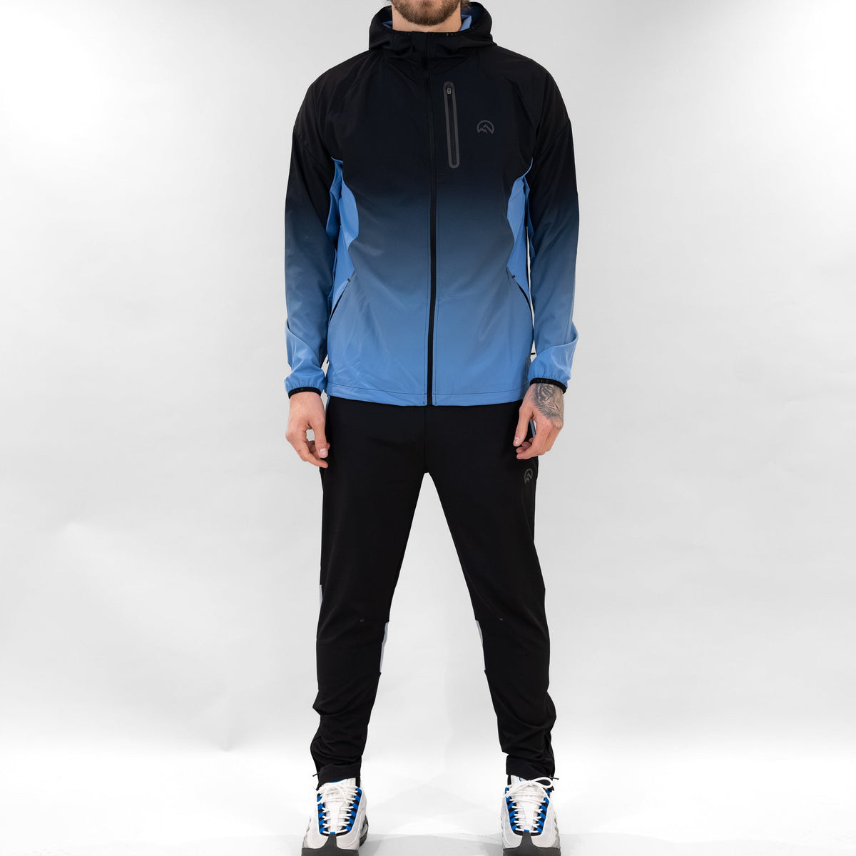 SS26 Gradient Jacket - Black/Airforce