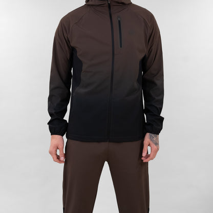 SS26 Gradient Jacket - Chocolate/Black