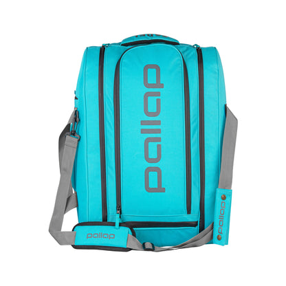 Pallap Mid Racket Bag 2.0 Cyan Blue Black