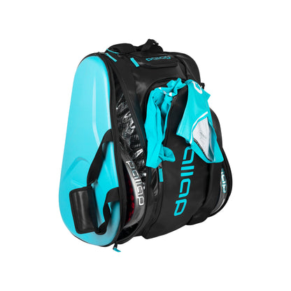 Pallap Pro Racket Bag Cyan Blue Black