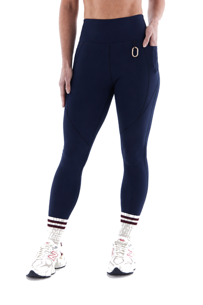 Navy High Waisted Leggings