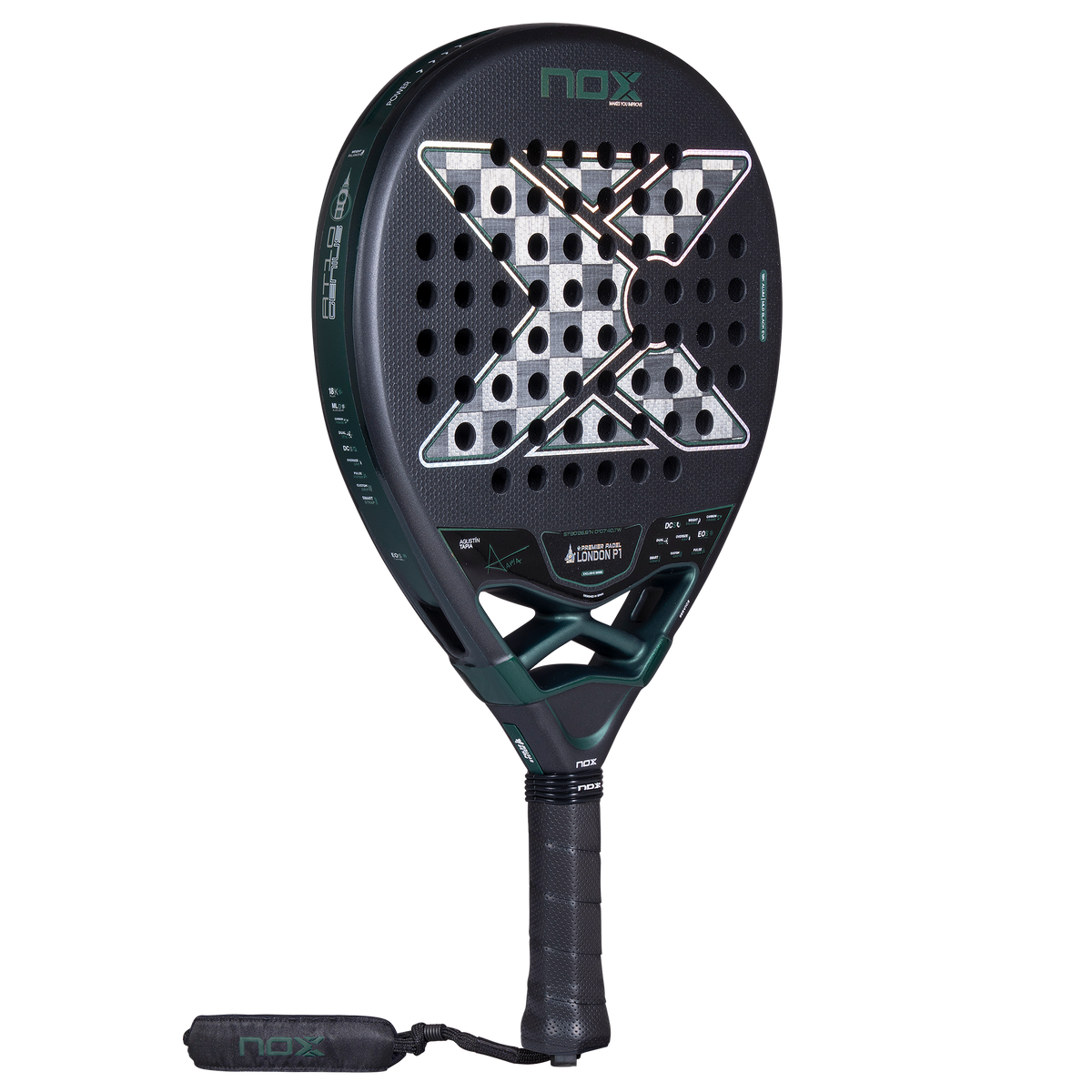 Nox AT10 Genius 18K Alum London P1 Exclusive Edition Padel Racket (2026), view 2