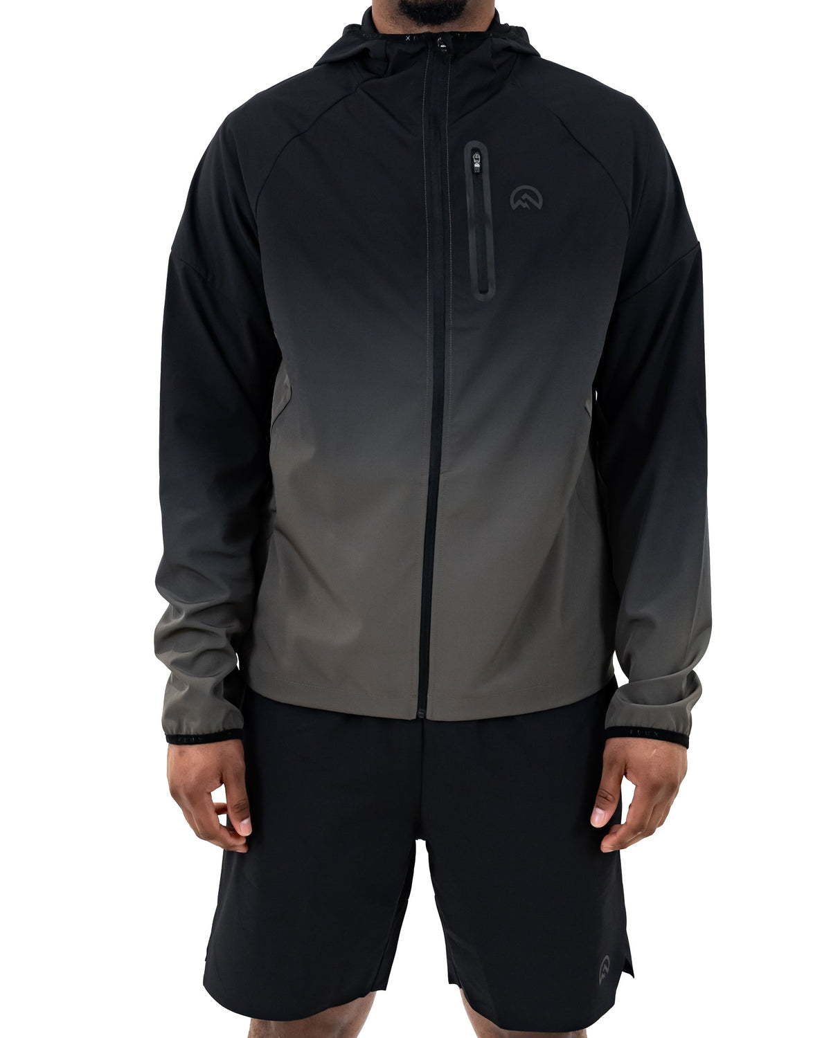 SS26 Gradient Shorts - Black/Graphite