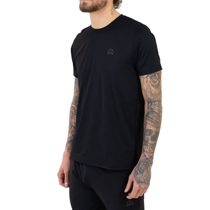SS26 Left Chest Logo T-Shirt - Black/Black