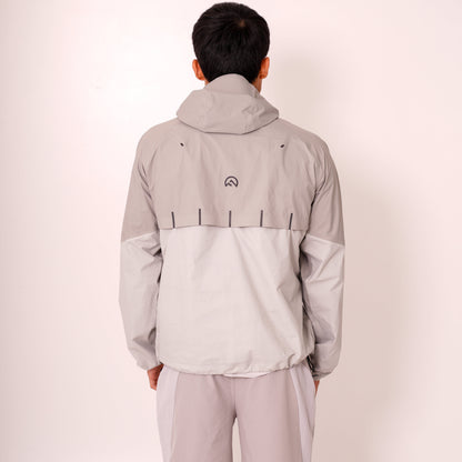 SS26 Waterproof Madge Jacket - Light Grey/Concrete/Silver