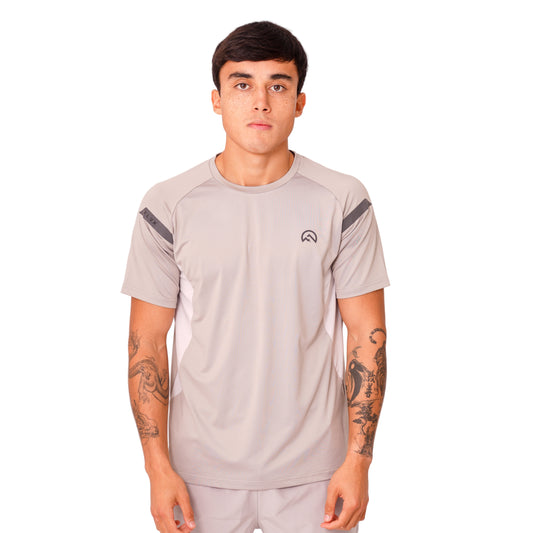 SS26 Madge T-Shirt - Light Grey/Concrete/Silver