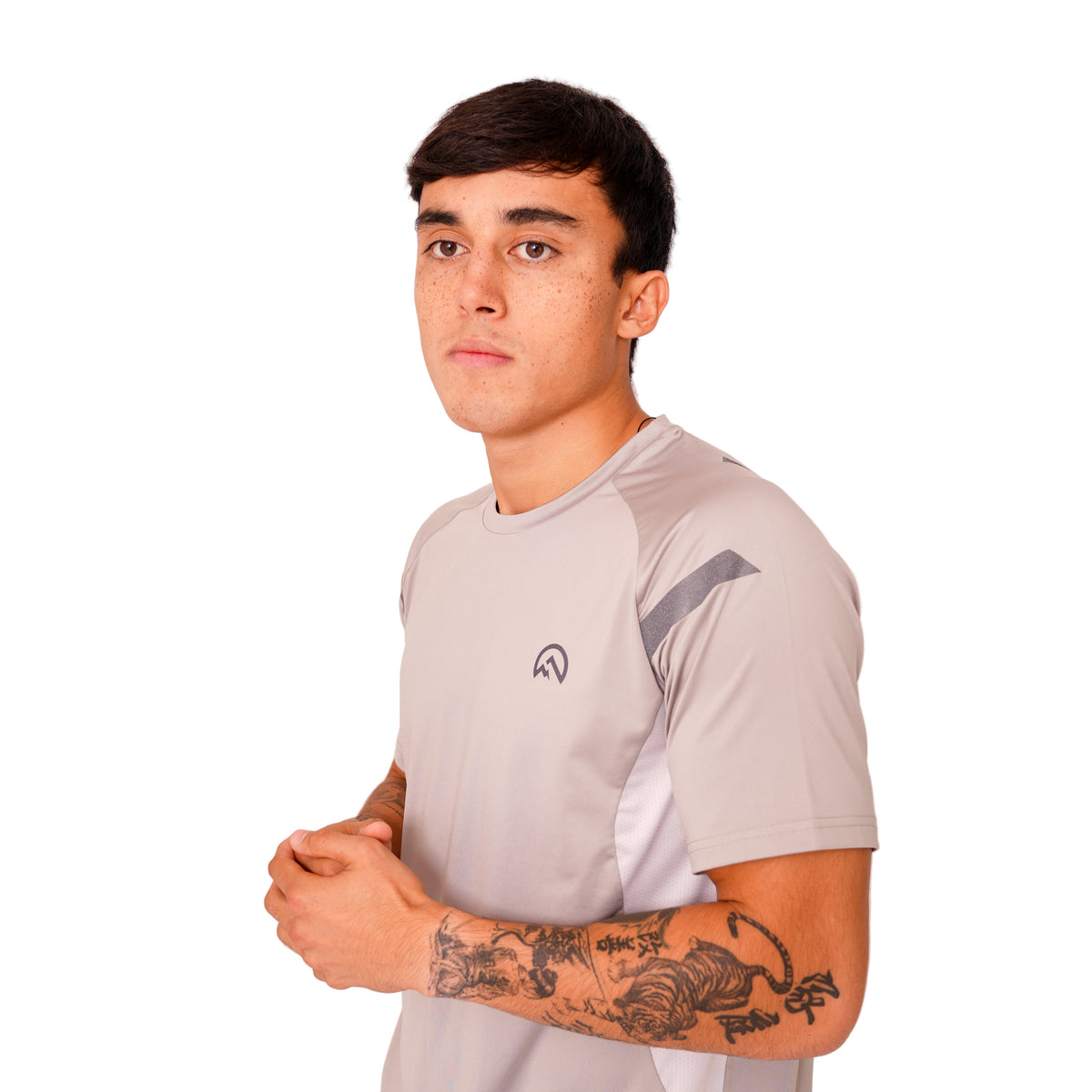 SS26 Madge T-Shirt - Light Grey/Concrete/Silver
