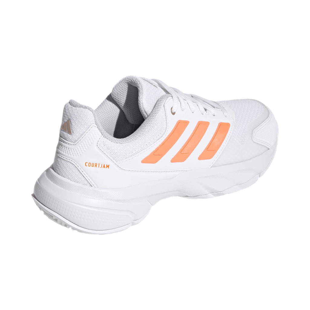 Adidas CourtJam Control 3 Women's, White and Peach
