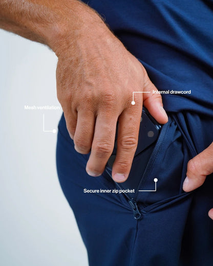 AEYA Men's Shorts - AEYA Navy