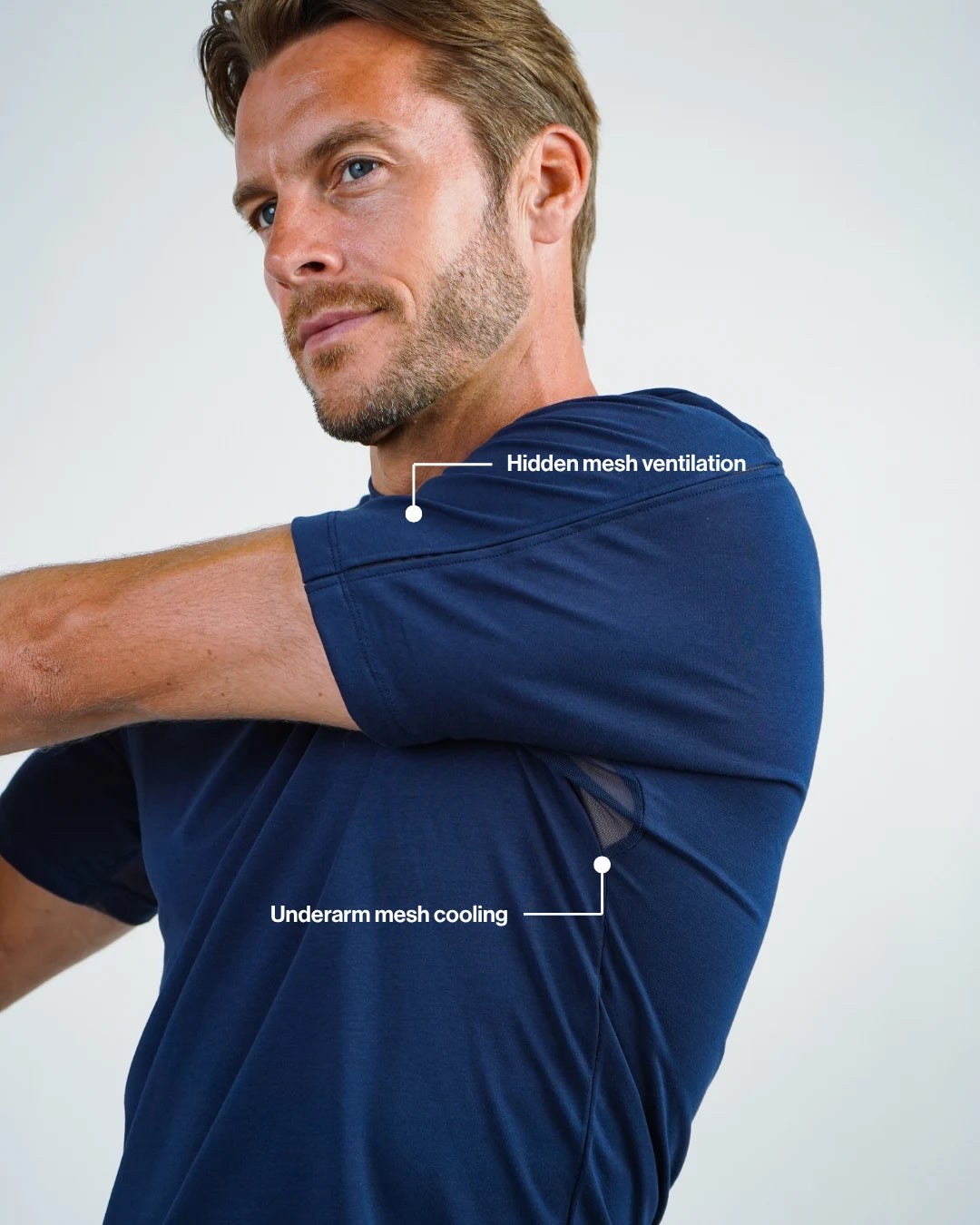 AEYA Men's T-Shirt - AEYA Navy