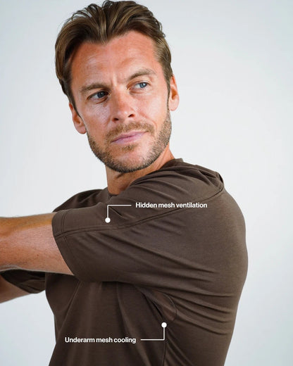 AEYA Men's T-Shirt - Espresso