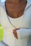 AEYA Women's Jacket - Cloud Dancer