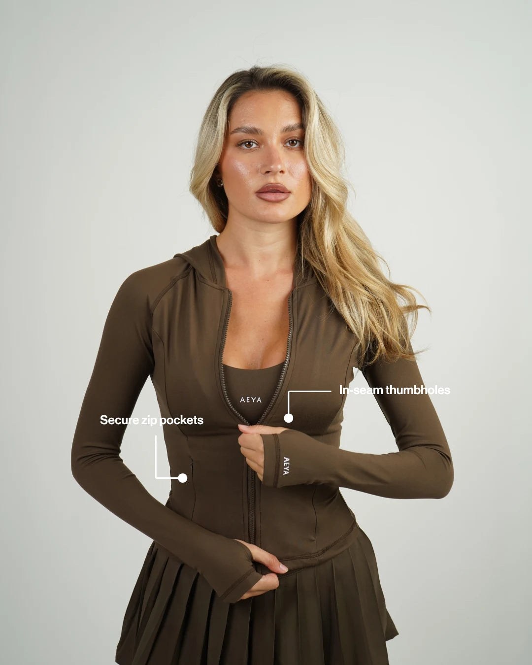 AEYA Women's Jacket - Espresso