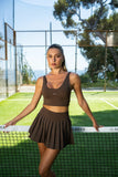 AEYA Women's Sports Bra - Espresso