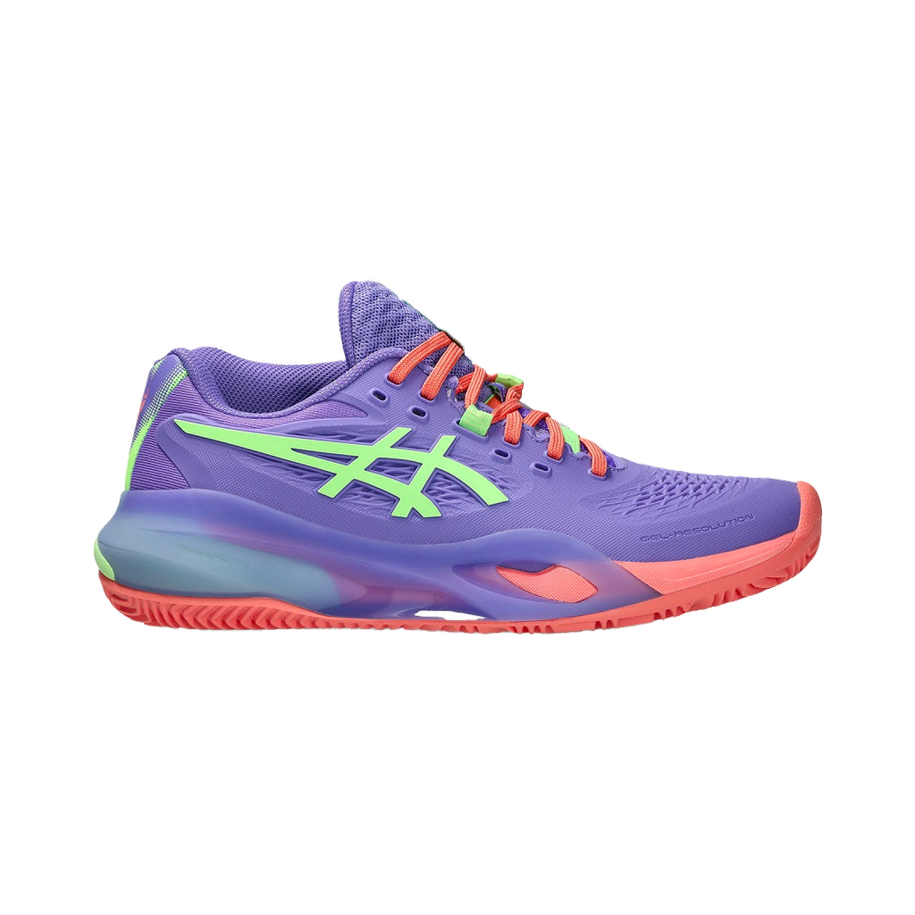 ASICS Gel-Resolution X Padel Women's, Amethyst and Illuminate Green