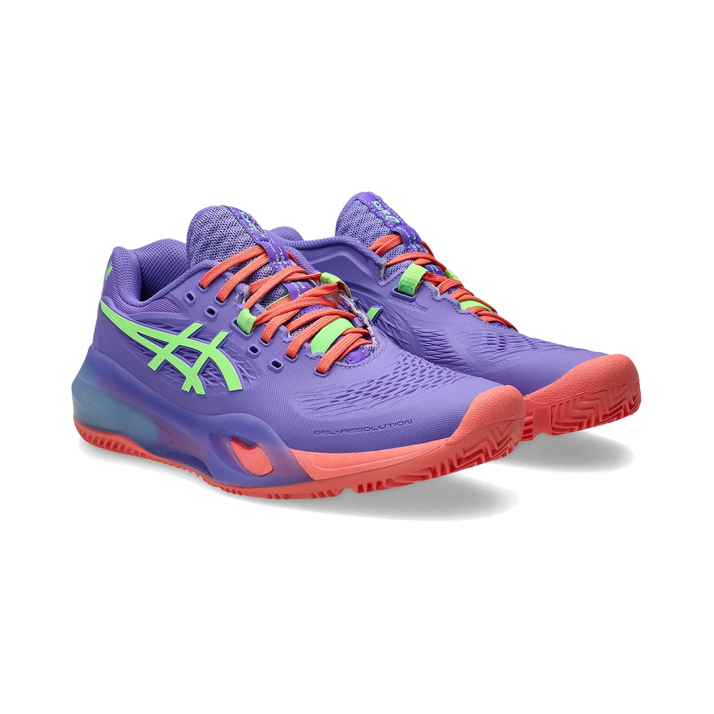 ASICS Gel-Resolution X Padel Women's, Amethyst and Illuminate Green