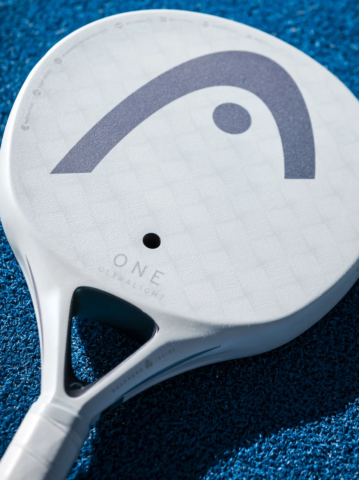 HEAD One Ultralight White Padel Racket, view 3