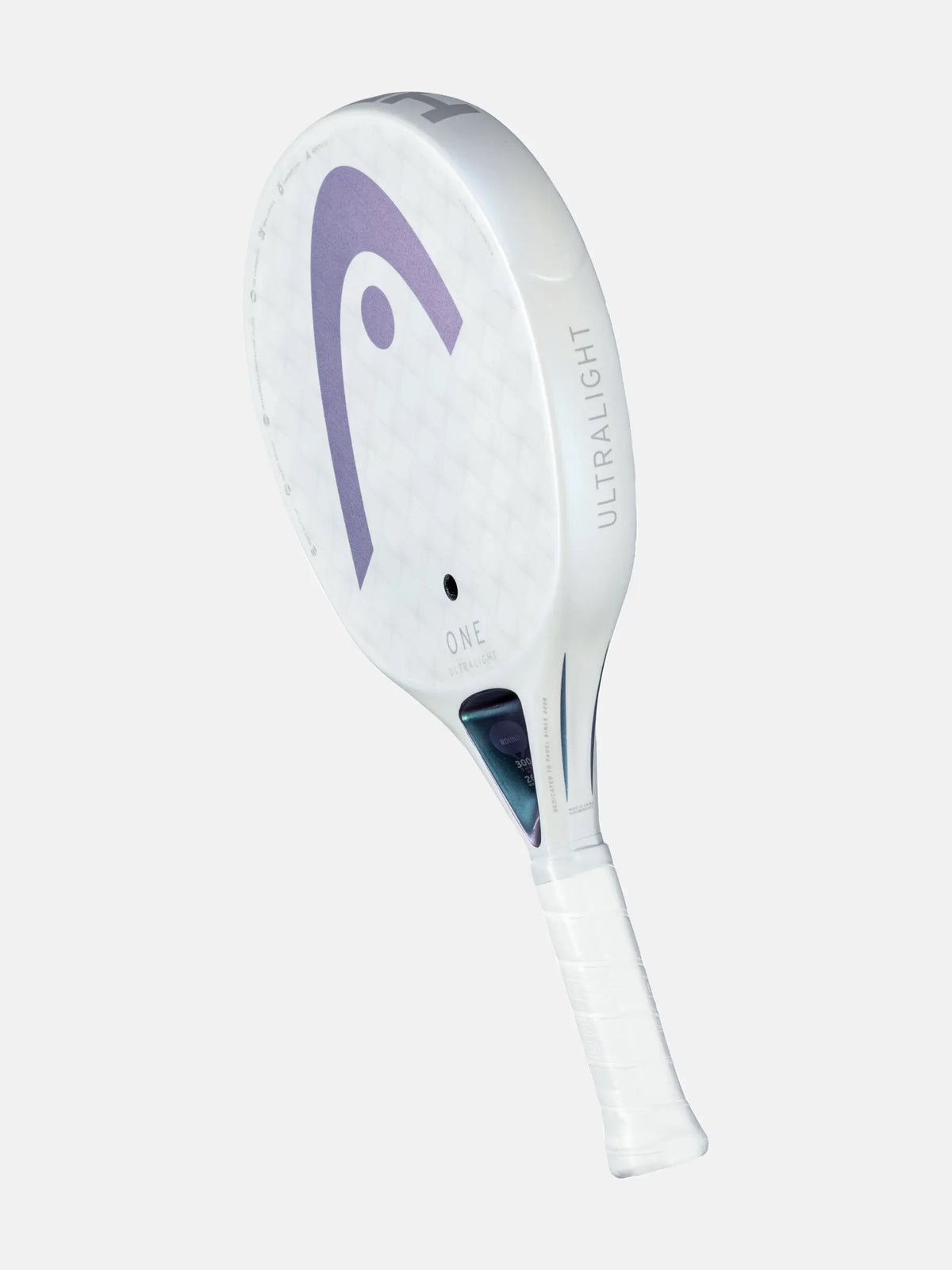 HEAD One Ultralight White Padel Racket, view 5