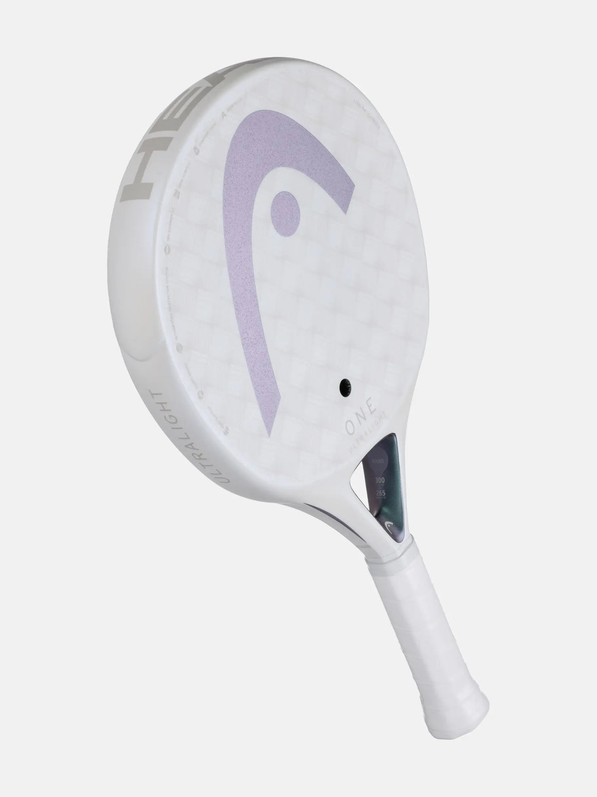 HEAD One Ultralight White Padel Racket, view 6